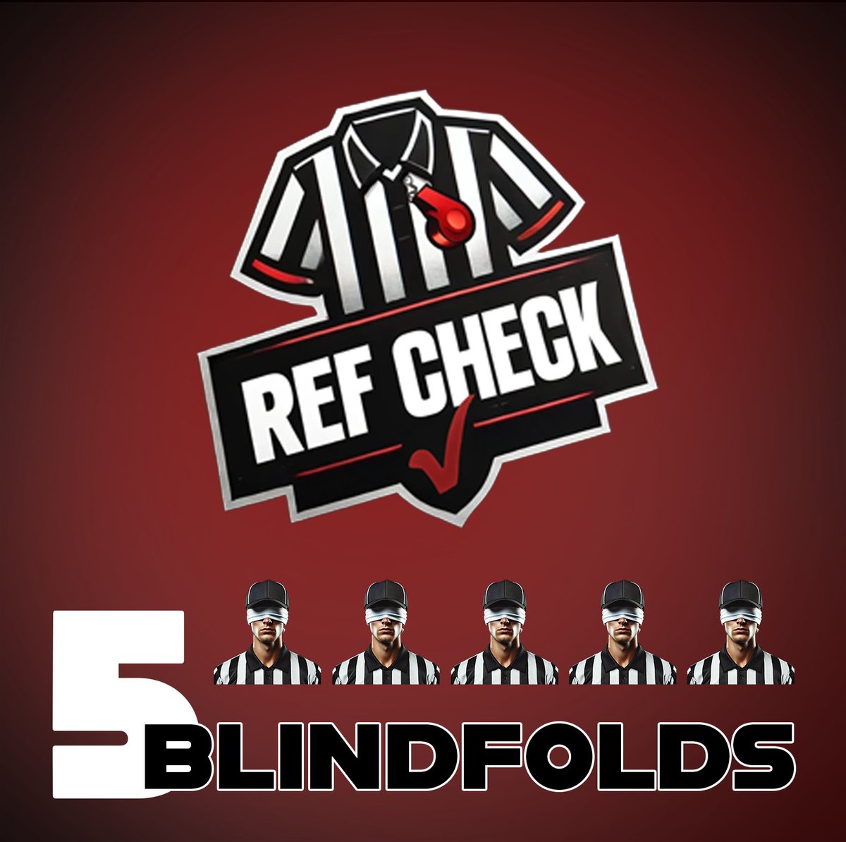Ref_check_now's tweet photo. 🎯 Rating this play: 5 BLINDFOLDS 

Because apparently, the refs decided to officiate by Braille on this one. 

#RefCheck #BadCallofFame #5Blindfolds https://t.co/TsfNzCVr0a