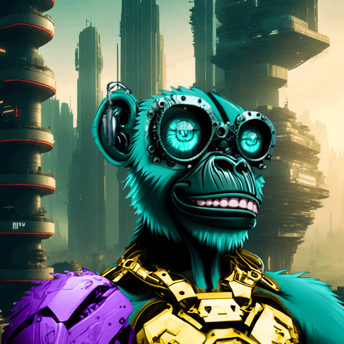 Baby's first NFT buy <a href="/CyberapeYacht/">Cyber Ape Yacht Club</a> 
Thanks for the Rec @GarrisonRolley 😎