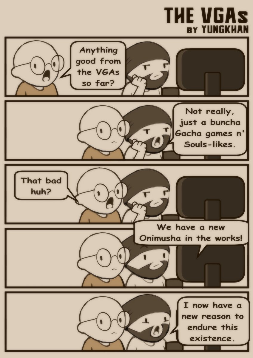 ...my video game awards experience...