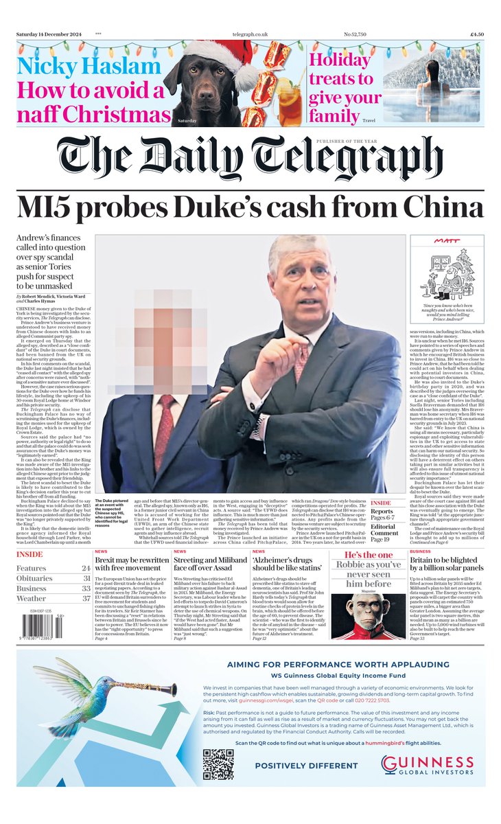 The Telegraph tweet media