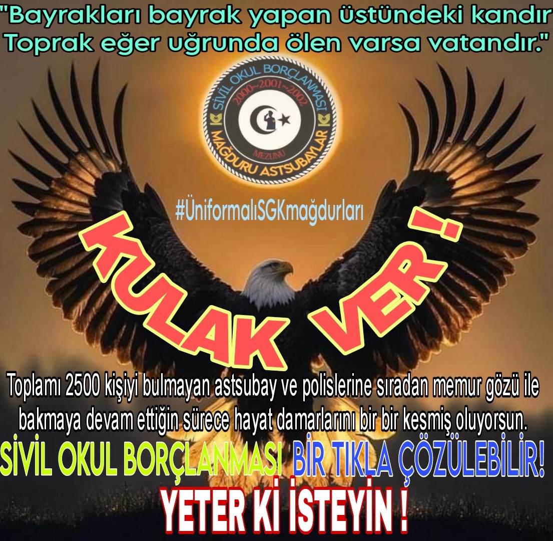 haksianbel's tweet photo. @drmetinilhan40 Sayın @drmetinilhan40 Vekilim;
SİVİL OKUL BORÇLANMASI Mağdurları 2000, 2001 ve 2002 devresi ASTSUBAYLAR olarak size minnettarız 🙏 
Sonsuz desteğiniz için çok teşekkür ederiz 🙏❤️🙏
❤️Yüreğinize sağlık❤️
#ÜniformalıSGKmağdurları https://t.co/ZHvENUd2uC