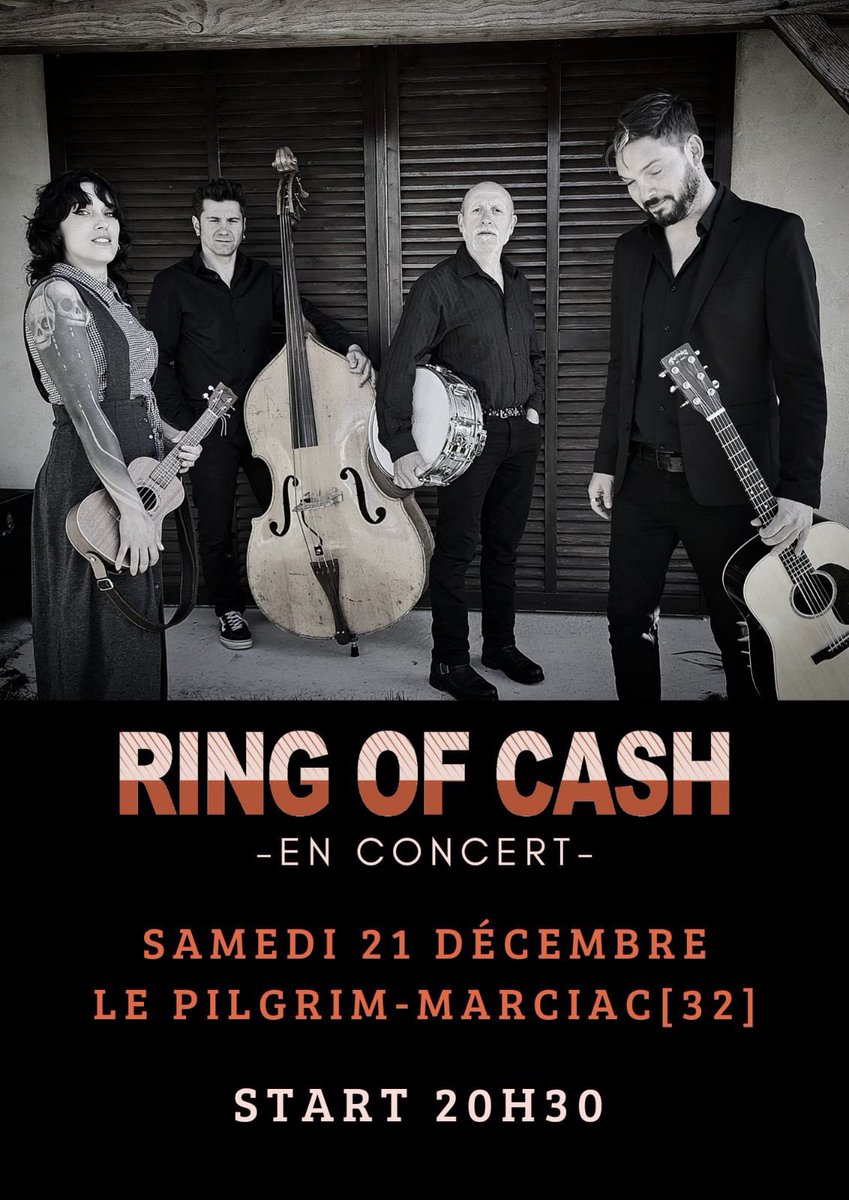 Et si les plus grands succès de Johnny Cash étaient chantés par une femme ?

Un duo, une guitare, 2 voix, Juliette et Mika rendent hommage au "man in black" en revisitant ses chansons.

Samedi 21 décembre au Pilgrim à #Marciac #Gers 20h30.