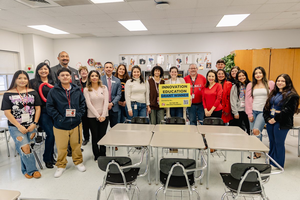 We are excited to extend a special congratulations to this year's recipients of the DVISD Innovative Educational Grants! Today, Members of the Del Valle ISD Education Foundation and DVISD leadership had the honor of visiting and surprising the winners with the awards.