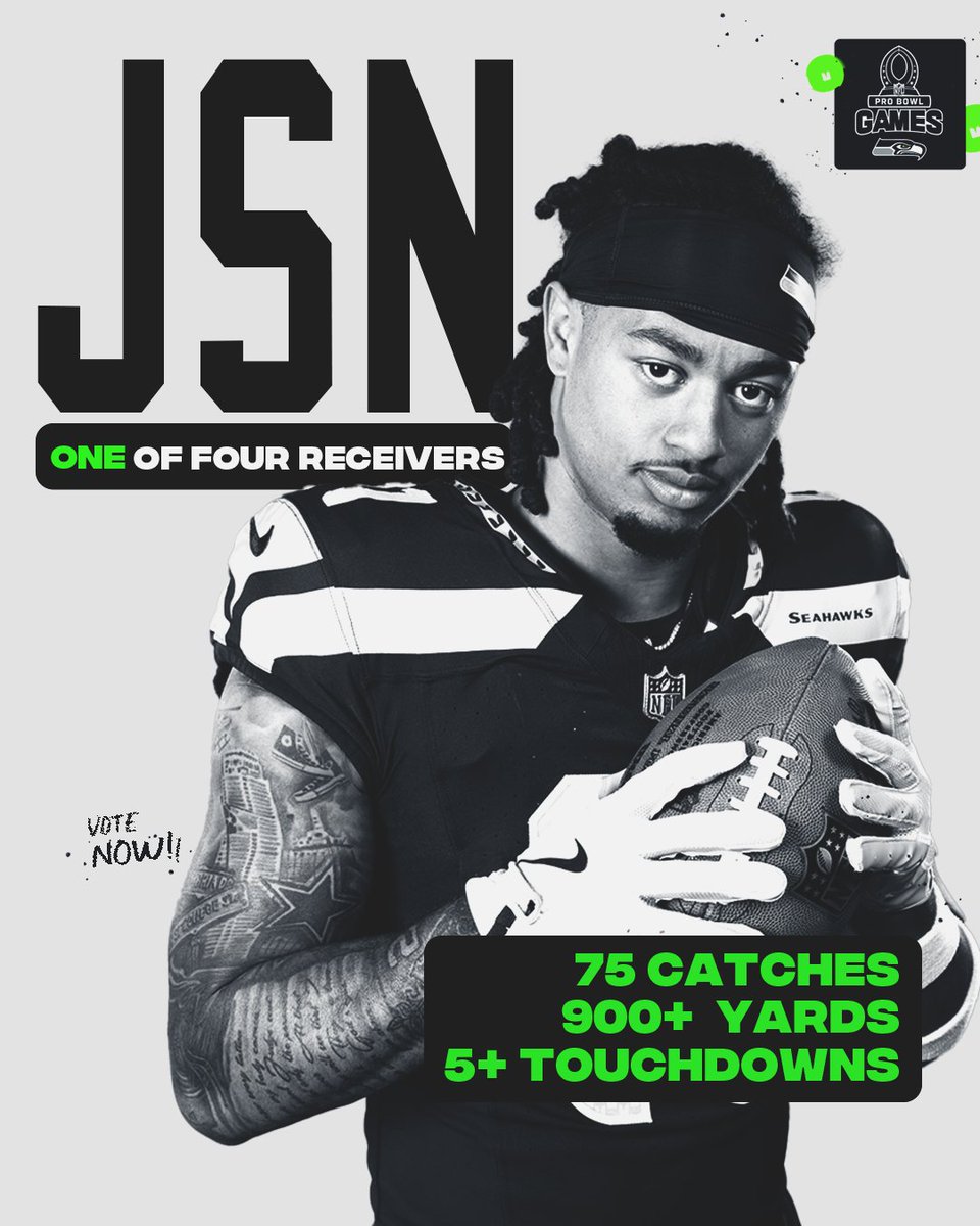 Seahawks's tweet photo. Making a name for himself. 

#ProBowlVote + @jaxon_smith1 https://t.co/8ciKvx3cdS