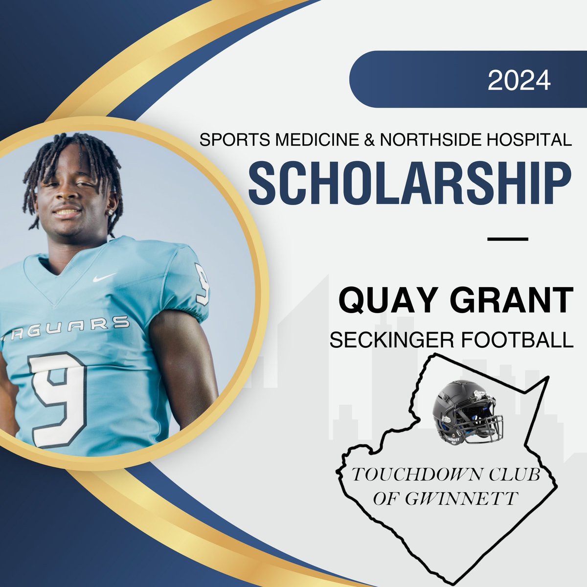 SKG_FBRecruits's tweet photo. Congratulations, Quay Grant on receiving the Scholarship award at the @Gwinnetttdclub. #4TheSKG #DevotionoverEmotion https://t.co/SKby3fagAP