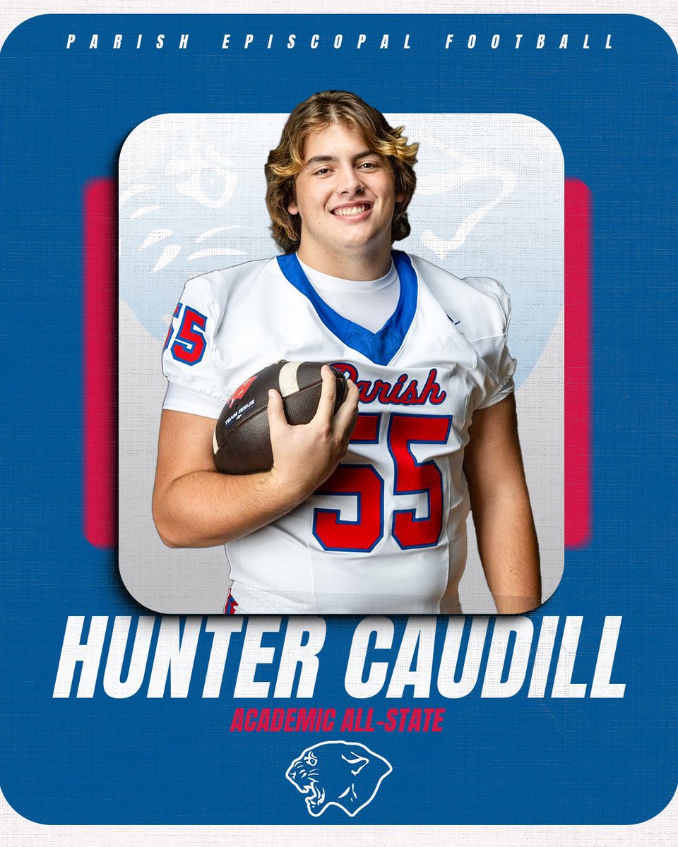HunterCaudill26's tweet photo. A blessing to receive Academic All State honors!

@coachnovakov @ParishSports @ParishFootball @RecruitParish https://t.co/0xV7IMusC7