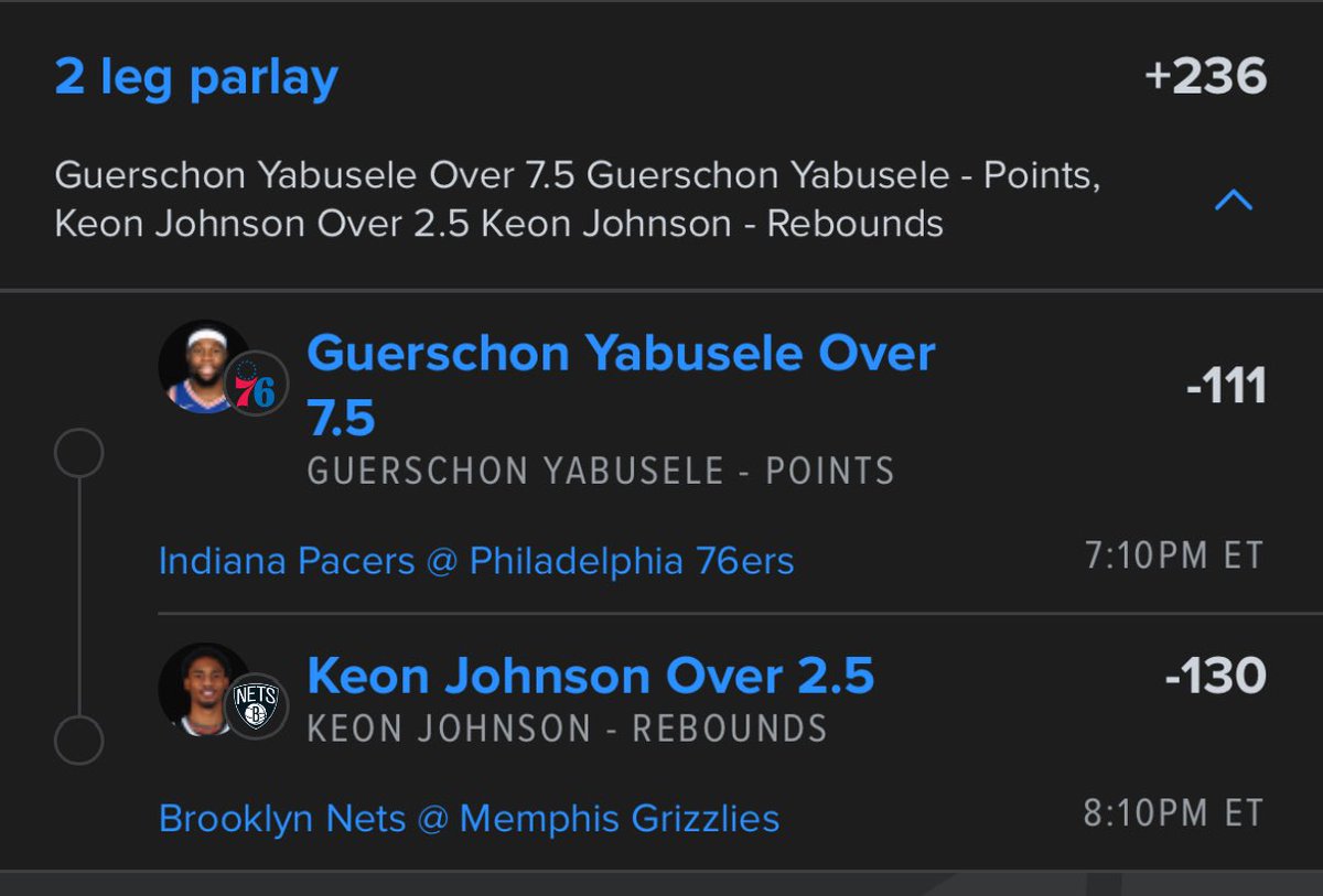 ChasingUnits1's tweet photo. The other guys parlay:

Going with these “other guys” to perform well tonight and hit these numbers 

#SportsGambling #sportsbettingtwitter #sportsbettingpicks https://t.co/9IHa7KQPcU