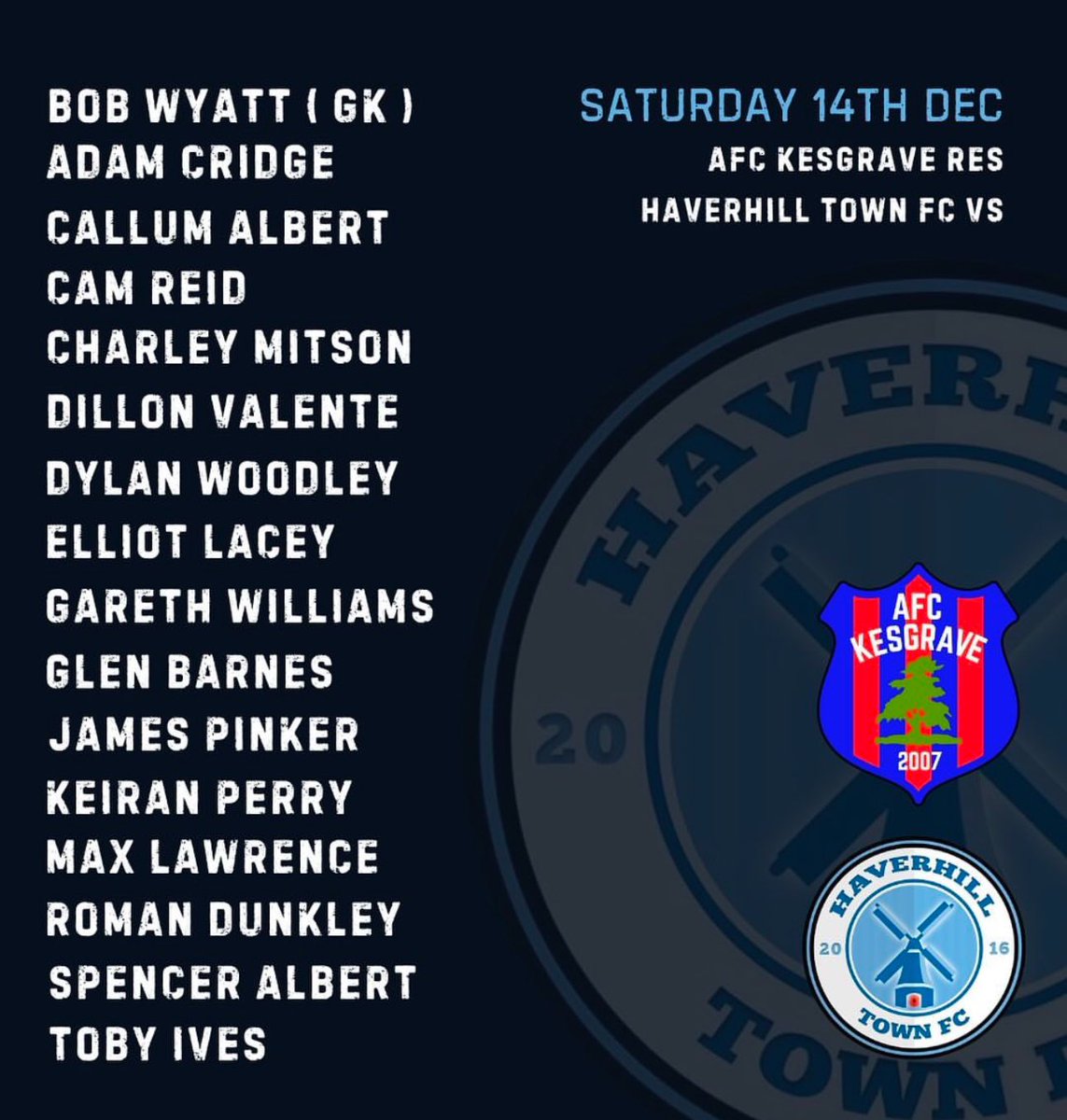 Tomorrow we head to Kesgrave to continue our journey in the Suffolk Primary Cup 🔵