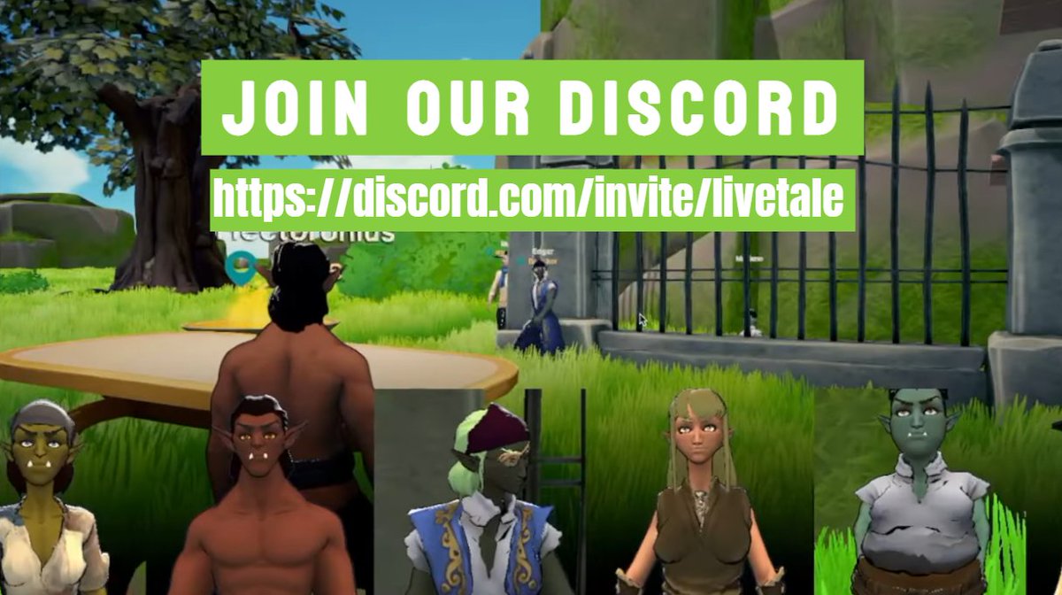 livetalegame's tweet photo. 🕹️ Get the inside scoop and talk with our devs and playtesters on Discord! Discover new players, join weekly events, and help us bring this TTRPG to life. 

Join now: https://t.co/b9IzVGQa3n https://t.co/nxYzKera31
