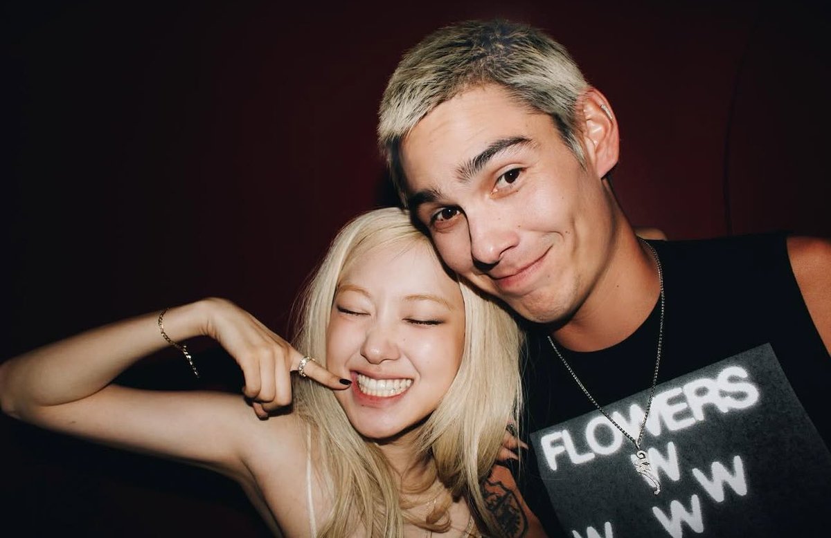 evanmockupdates's tweet image. evan mock on rosé’s instagram feed.