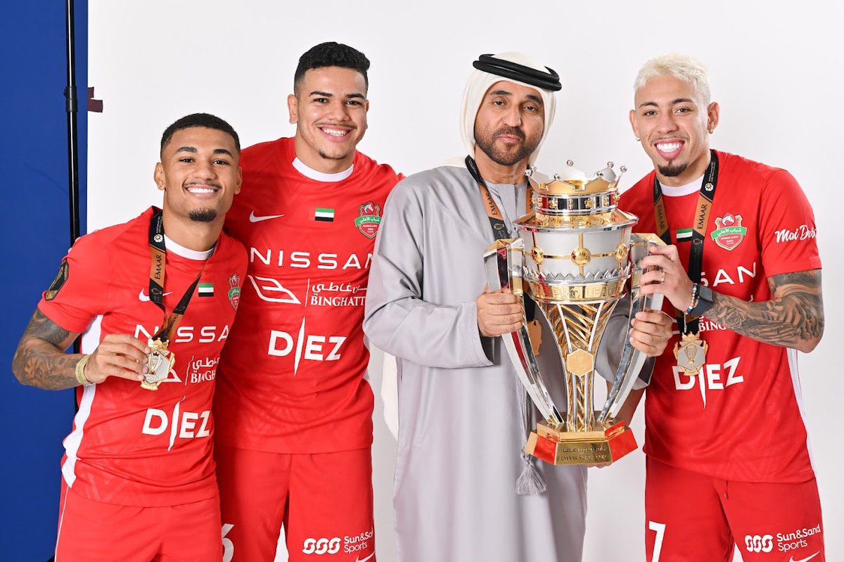 Somos campeões da Supercup! Muito obrigado Deus por me proporcionar esse momento. ❤️🇦🇪🏆