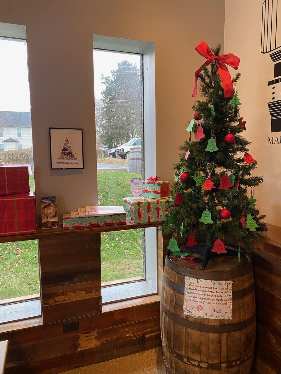 PenroseBrewing's tweet photo. We're partnering with @lazarushouseil this holiday season to help bring comfort and joy to those in need.  We're asking our community to consider donating what they can. All contributions can be brought to us at Penrose, and, as a thank you, you'll receive a Penrose pint glass. https://t.co/RNRwH1cyuA