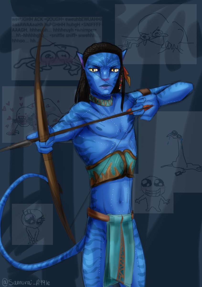 Samurai_A99le's tweet photo. The arm position’s a bit off, but yeah I tried 😅 i love him sm it’s not even funny
#awow #Neteyam #AvatarAdventCalendar https://t.co/Cn9JmnTGyN