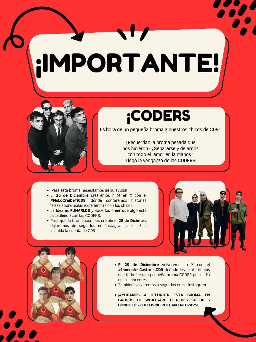 Este grupo se deslinda completamente de esta broma e informamos que nosotros no seremos participes, gracias por su atención!!!