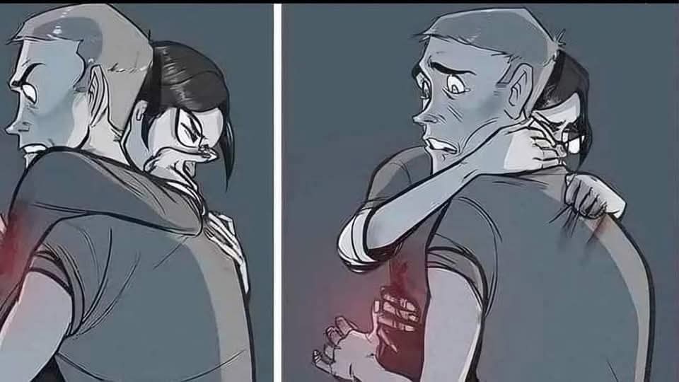 " من يُحبكَ حتى لو تأذى منكَ لا يَرحل ابداً "❤️