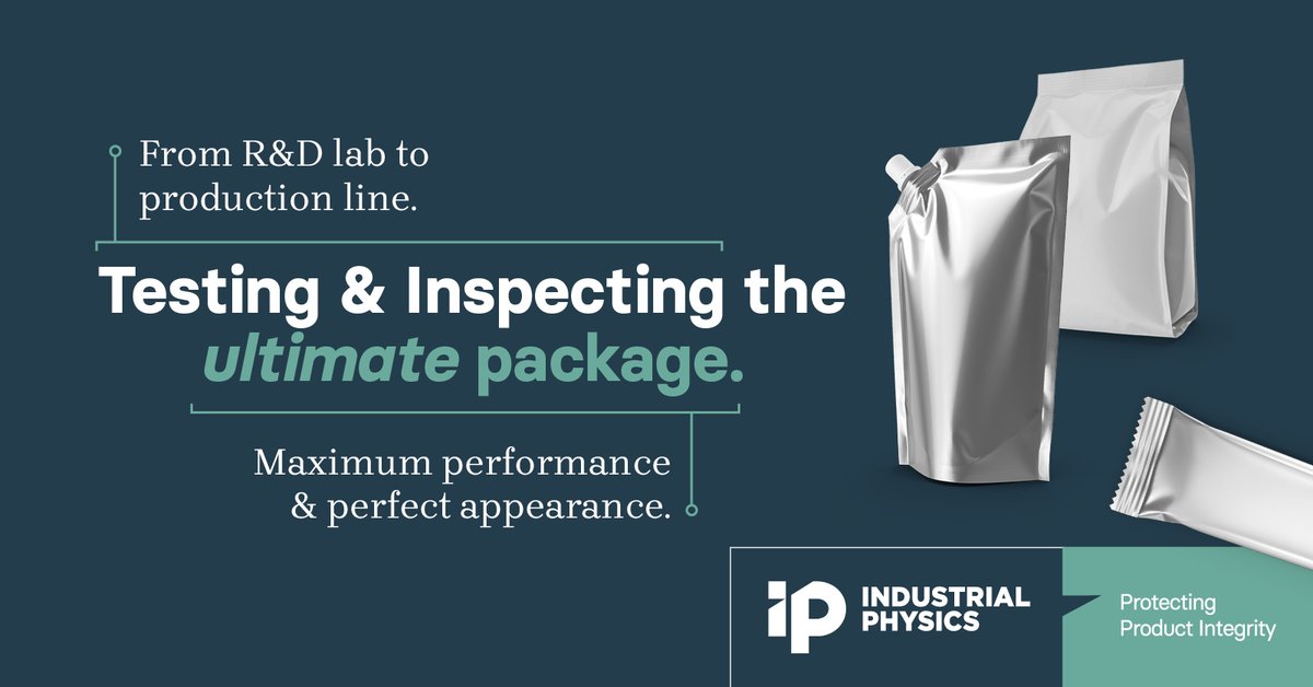 IndustrialPhys's tweet image. We offer a broad range of test and measurement solutions for flexible packaging quality control. Access our guidebook today to find out more: industrialphysics.com/campaign/begin…

#flexiblepackaging #leaktesting #densitytesting #food #foodpackaging