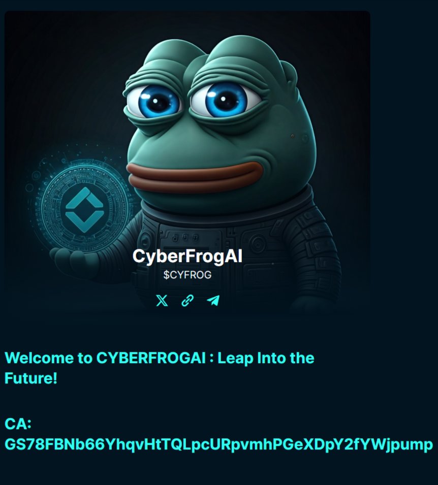 CyberFrogAI's tweet image. 0% Bundle... OG...