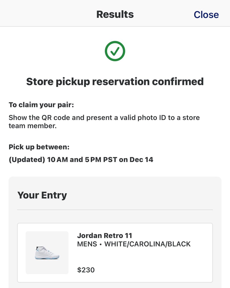 Good luck guys! Happy Holidays 💕 #jordan11carolina