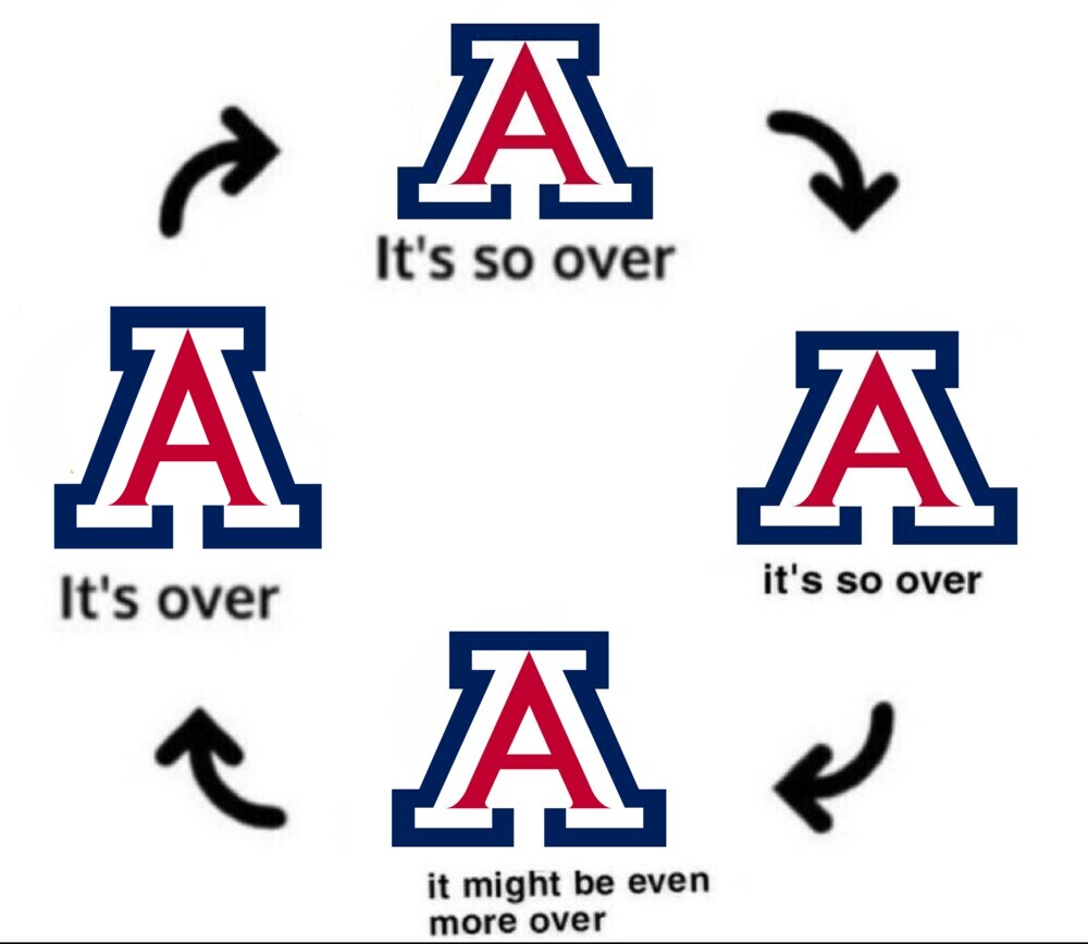how it feels to be an arizona fan lately