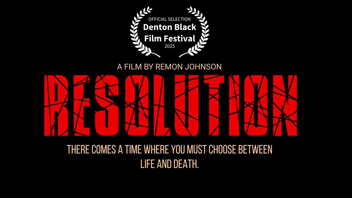 Suave4Mayor's tweet photo. “New year, new me” hits different when it’s a matter of life and death. The Remon Johnson film “Resolution” debuts at the Denton Black Film Festival January 2025. #film #blackfilmmaker #DentonBlackFilmFestival #documentary #resolution #TUA #dbff25 @DentonBFF https://t.co/2qkWy63SZQ