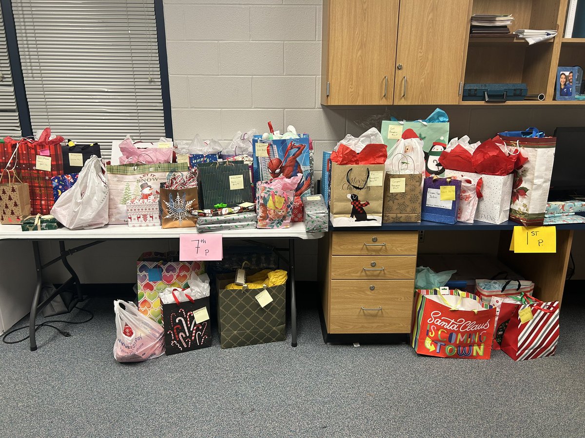 Preparing for our delivery next week. Gifts you cannot see that are in the back &amp; some will be delivered Monday. Adopt a Knight in progress. #OneHerd #BetterTogether