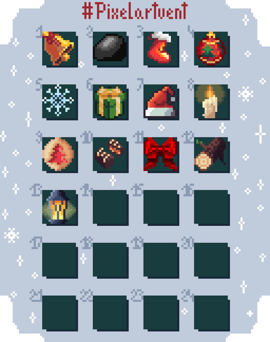 Dromuarga__'s tweet photo. Day 12 &amp; 13 of #pixelartvent - Log and Lantern
#pixelart https://t.co/xOMWEcgP5K