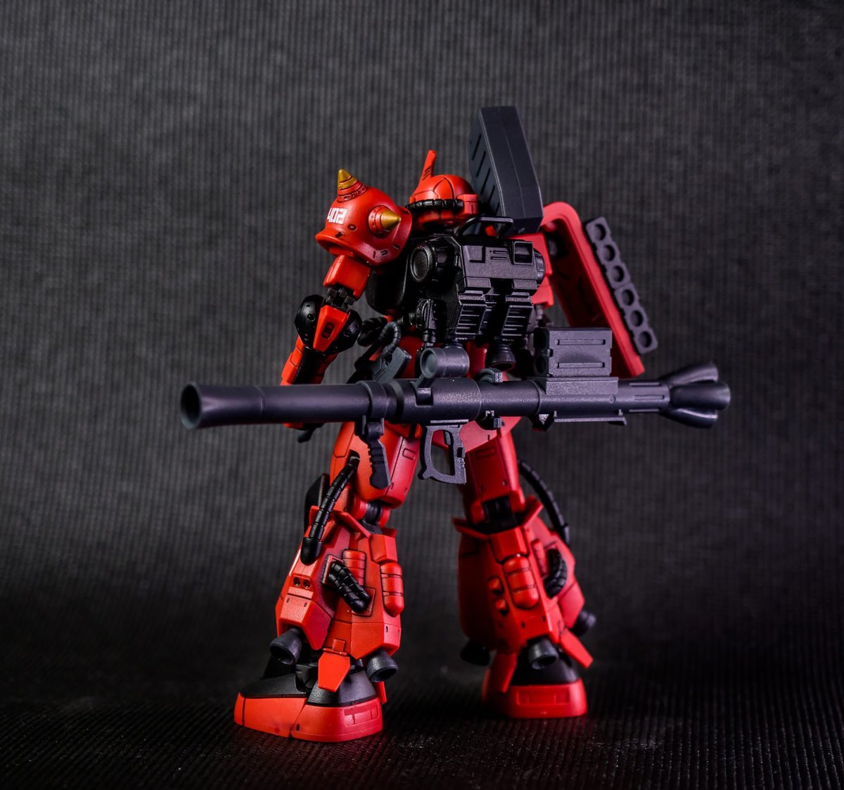 RaymonatorLeung's tweet image. Looking really nice after changing to Red Lightning’s color. レッドライトニングの高機動型ザクⅡのカラーリングに変更したらすごくいい感じになった #gundam #Zaku #redlightning #gunpla #gundamtheorigin