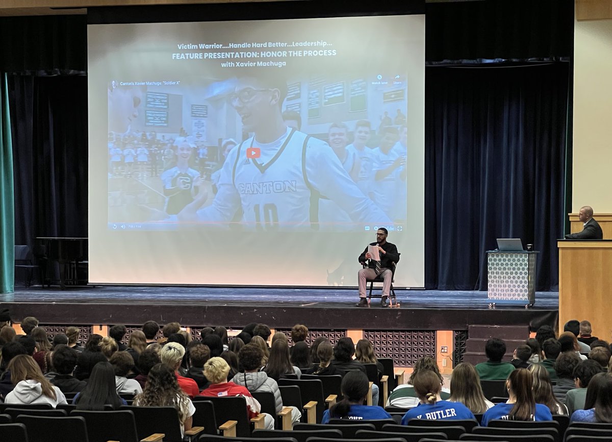 R_Lanigan's tweet photo. Always great to see and listen to Xavier Machuga, had a great message for everyone at today’s Hockomock captains conference. He’s writing a book, due out in 2025! #hockomock https://t.co/6PVypSuvI6