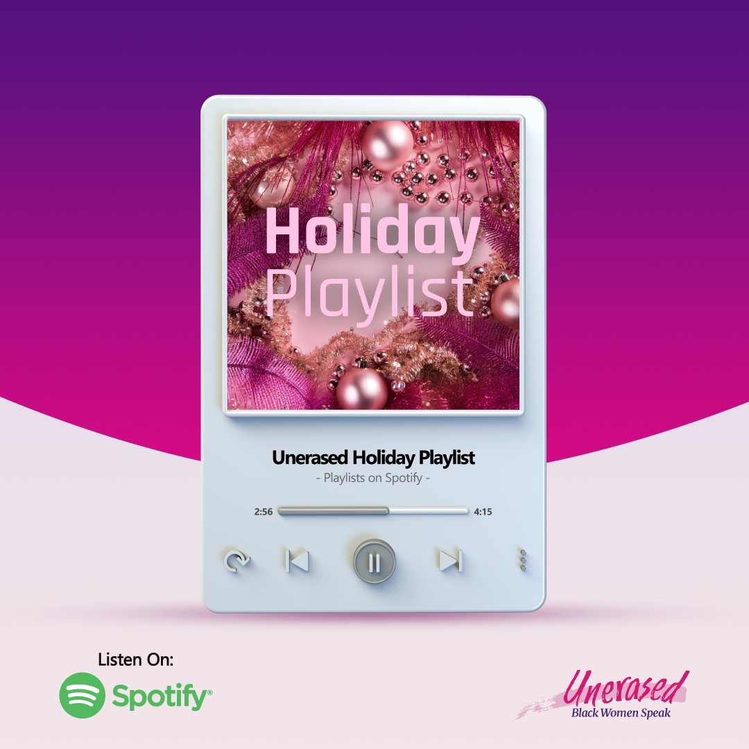 This holiday season, we've curated a list of some of our favorite songs to get you into the holiday spirit! Check out the Unerased Holiday Playlist now on Spotify!

Check it out: loom.ly/3DysUWU

#UnerasedBWS #HolidayPlaylist