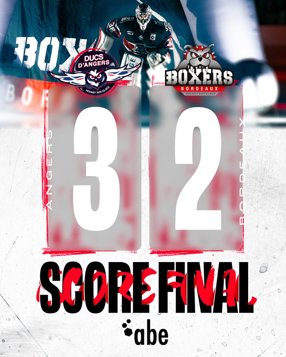 BoxersBordeaux's tweet photo. Les Boxers n'ont pas réussi à prendre le dessus sur les Ducs d'Angers ce soir 🙌

Un grand MERCI aux supporters des @blockboxers  et de @lesprit_boxers  qui se sont déplacés pour encourager nos Boyz avec passion 🫶

🎟️ https://t.co/n4xOIImn7h

#letsgoboxers #sortonslescrocs https://t.co/NeS1aFvfbf