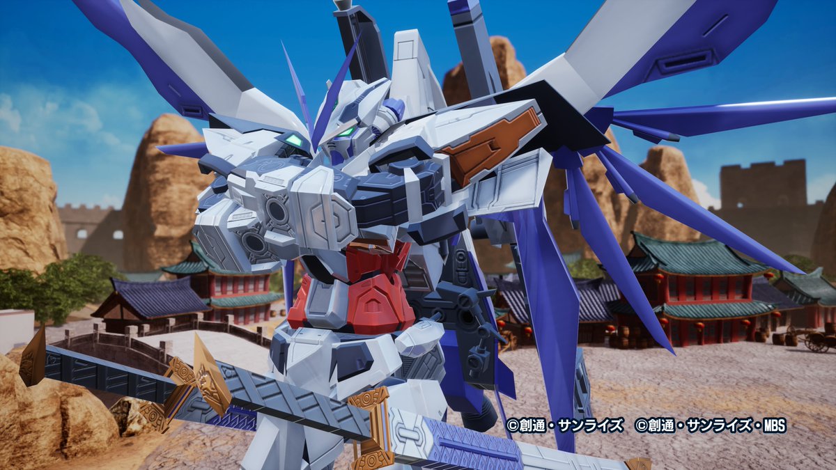 Metpon7780's tweet photo. 『アストレイ ビヨンドフレーム』

満を持しての新作です
といっても韓国アストレイの独自解釈&amp;アレンジ機体ですがww
名前の“ビヨンド”は海を“越えて”ガンダムファン同士を繋げる象徴的存在であることから
光の翼×日本刀スタイルは浪漫ありすぎですよね～!!

#ガンダムブレイカー4 
#ガンブレ4 https://t.co/BWatDmlPO5