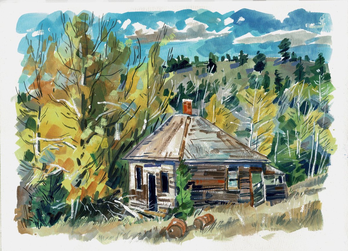garygeraths's tweet image. When out for 6 week painting and chasing the fall colors in the West. Here a sample from Wyoming and Montana. Lots more at Instagram @garygeraths. Take look. &amp;amp; drop a like and comment so I know all this artwork is getting to a new set of eyeballs.