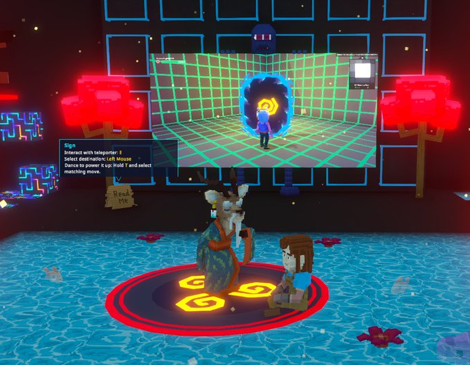 born2f8f's tweet photo. Training at the Battle of Galaxy Dojo in @TheSandboxGame. Preparing to defend the universe, one punch at a time! 🥋🌌 @dancefightapp https://t.co/5lGCxDvUgs #TheSandbox #AlphaSeason4 #AS4SocialChallenge https://t.co/UsvBljiSay