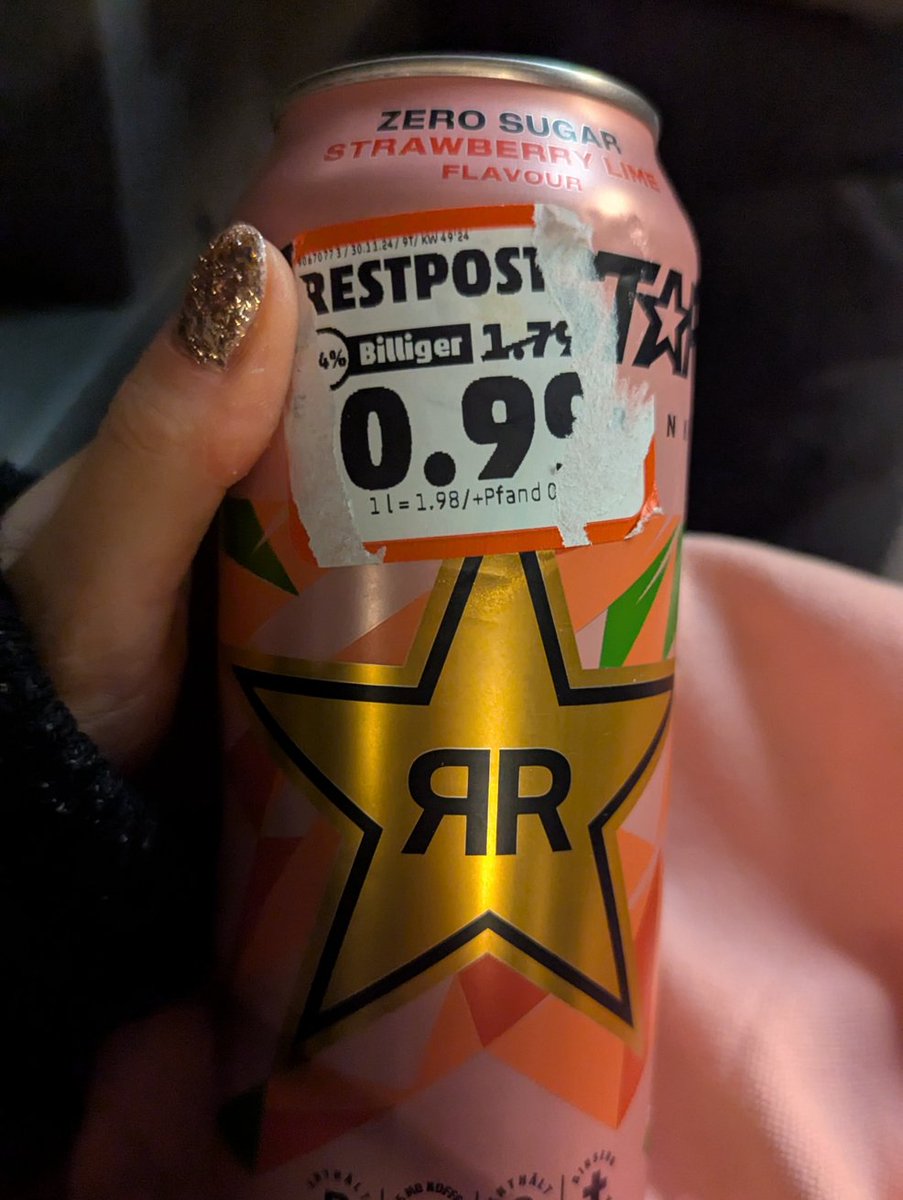 honig geht es dir nicht gut? du hast deinen 99ct restposten rockstar gar nicht angerührt