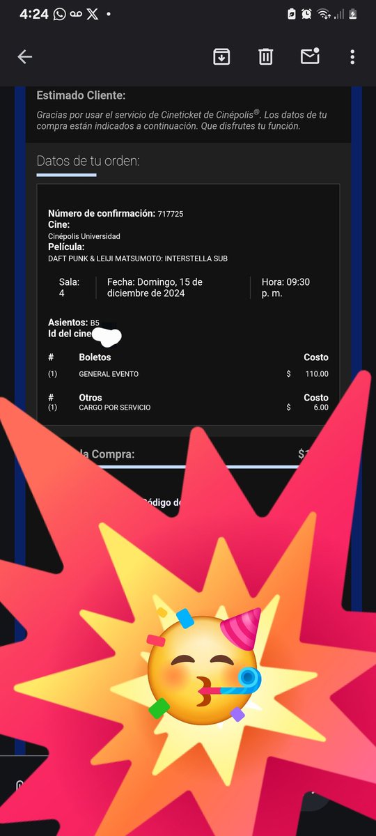 julliom's tweet photo. Quien quiere un boleto para ver interstella  de darte punk pers el domingo en universidad https://t.co/87gQGjScOJ