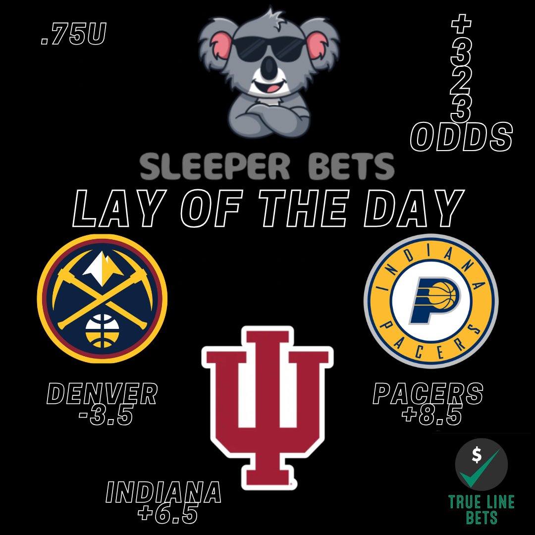 Sleeper_Bets's tweet photo. Lay Of The Day🫡🚀

Full Player Prop Slate And The Goat @hallburgers Slate for today posted in the discord come hop in and let’s eat tonight!!!

https://t.co/ajy0hLO9Mz https://t.co/Ink6Y5lbUJ