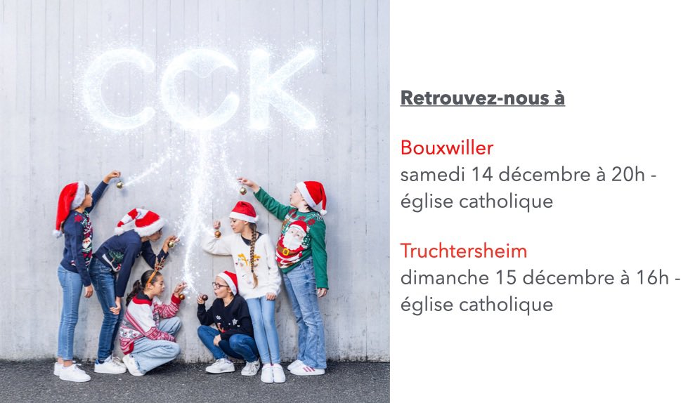Noëls d’Europe
L’Alsace carrefour de l’Europe : écoutons les mots, les contes de Noël qui nous viennent de nos voisins européens. Entendons leurs musiques qui font résonance avec notre imaginaire.
➡️ samedi 14/12 - 20h, église catholique Bouxwiller
<a href="/OlivierKlein93/">Olivier Klein</a> <a href="/d_chevalley/">Daniel Chevalley</a>