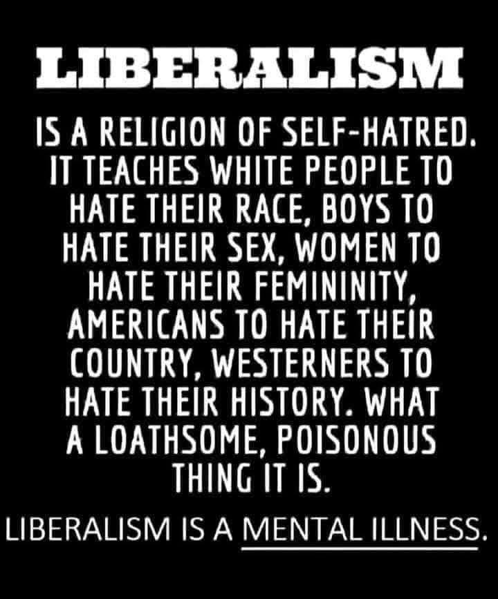 Sassafrass_84's tweet image. Liberalism is a mental disorder. 💯