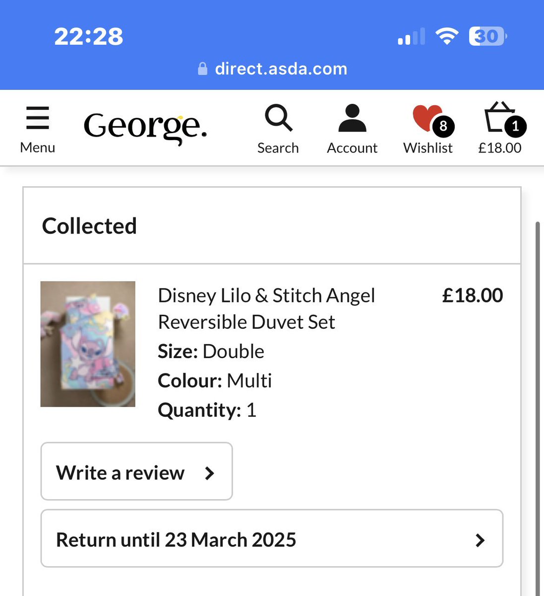 Copey_M's tweet photo. @HelpAtGeorge please can you help me again. This is the second time you have fu*ked up my order!!!!! You have send me this instead of my order! What in the absolute day light robbery scam is going on! https://t.co/PJ5cP4uLKw
