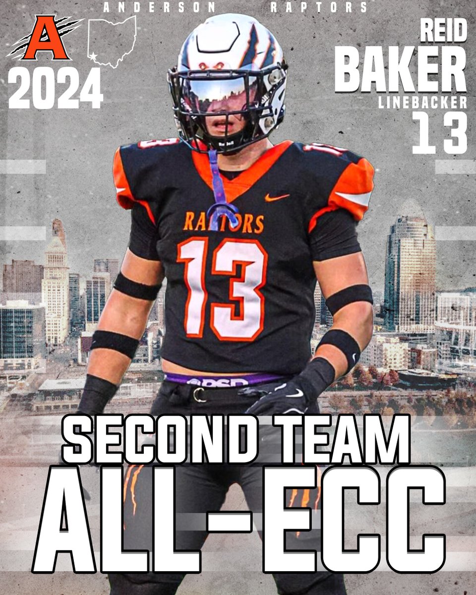 Matt Stanyard (@coachstanyard) on Twitter photo Congratulations to Reid Baker for earning Second Team ALL-ECC honors for the 2024 season!
<a href="/_AHS_Football/">Anderson Football</a>
<a href="/CoachEvanDreyer/">Evan Dreyer</a>
<a href="/AHS_TDClub/">AHS Touchdown Club</a> Congratulations to Reid Baker for earning Second Team ALL-ECC honors for the 2024 season!
<a href="/_AHS_Football/">Anderson Football</a>
<a href="/CoachEvanDreyer/">Evan Dreyer</a>
<a href="/AHS_TDClub/">AHS Touchdown Club</a>