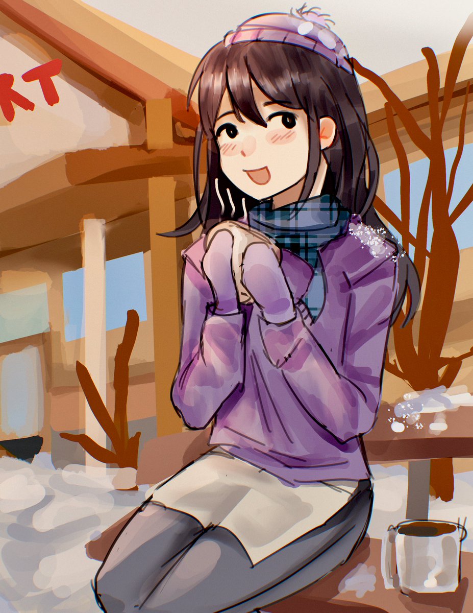 serephilim's tweet photo. Snow Mari ⛄️ 

#OMORI #OMORIFANART https://t.co/oOLYRXfLC7