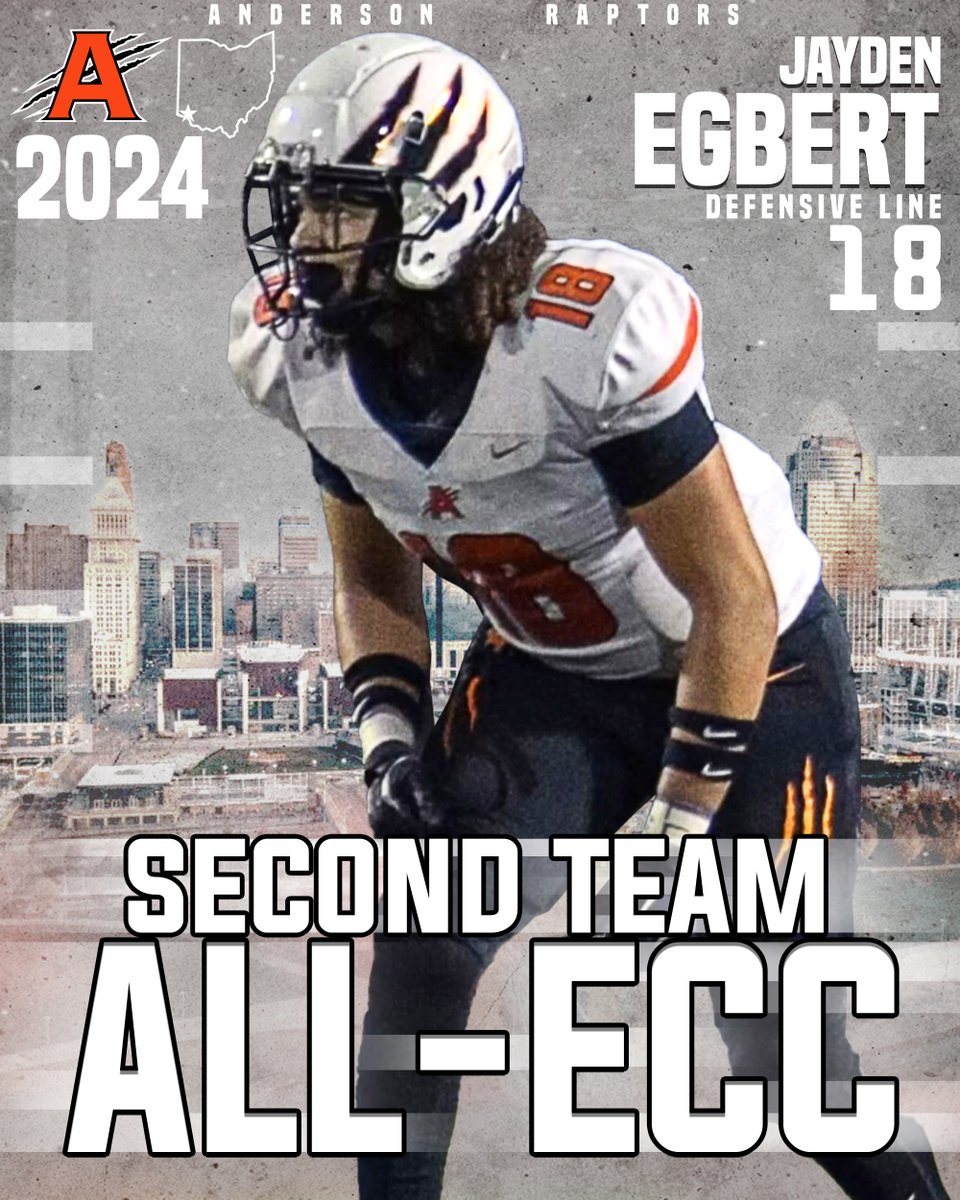 Matt Stanyard (@coachstanyard) on Twitter photo Congratulations to Jayden Egbert for earning Second Team ALL-ECC honors for the 2024 season!
<a href="/_AHS_Football/">Anderson Football</a>
<a href="/CoachEvanDreyer/">Evan Dreyer</a>
<a href="/AHS_TDClub/">AHS Touchdown Club</a> Congratulations to Jayden Egbert for earning Second Team ALL-ECC honors for the 2024 season!
<a href="/_AHS_Football/">Anderson Football</a>
<a href="/CoachEvanDreyer/">Evan Dreyer</a>
<a href="/AHS_TDClub/">AHS Touchdown Club</a>