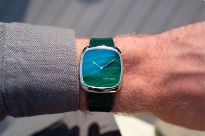 The perfect watch for those who love copper carbonate hydroxide minerals AND timepieces!