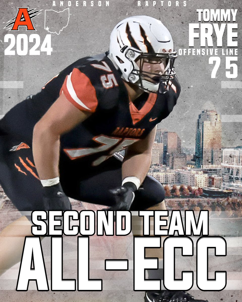 Matt Stanyard (@coachstanyard) on Twitter photo Congratulations to Tommy Frye for earning Second Team ALL-ECC honors for the 2024 season!
<a href="/_AHS_Football/">Anderson Football</a>
<a href="/CoachEvanDreyer/">Evan Dreyer</a>
<a href="/AHS_TDClub/">AHS Touchdown Club</a> Congratulations to Tommy Frye for earning Second Team ALL-ECC honors for the 2024 season!
<a href="/_AHS_Football/">Anderson Football</a>
<a href="/CoachEvanDreyer/">Evan Dreyer</a>
<a href="/AHS_TDClub/">AHS Touchdown Club</a>