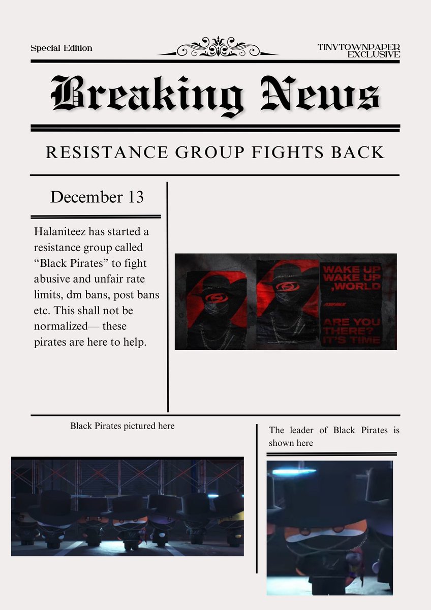 Black Pirates fight back? Read about it here !