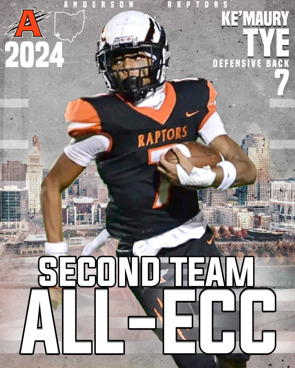 Matt Stanyard (@coachstanyard) on Twitter photo Congratulations to Ke'Maury Tye for earning Second Team ALL-ECC honors for the 2024 season!
<a href="/_AHS_Football/">Anderson Football</a>
<a href="/CoachEvanDreyer/">Evan Dreyer</a>
<a href="/AHS_TDClub/">AHS Touchdown Club</a> Congratulations to Ke'Maury Tye for earning Second Team ALL-ECC honors for the 2024 season!
<a href="/_AHS_Football/">Anderson Football</a>
<a href="/CoachEvanDreyer/">Evan Dreyer</a>
<a href="/AHS_TDClub/">AHS Touchdown Club</a>