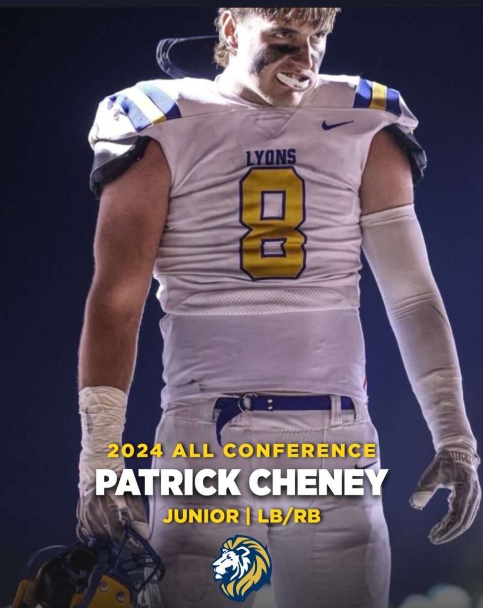 LT Football Fan Page (@ltfootballfans) on Twitter photo Congratulations <a href="/patrickcheney1/">patrick cheney LB</a> 2024 West Suburban Silver All-Conference football player. We are so proud of you!
<a href="/LyonsTwpFball/">LT Lions Football</a> <a href="/PrepRedzoneIL/">Prep Redzone Illinois</a> Congratulations <a href="/patrickcheney1/">patrick cheney LB</a> 2024 West Suburban Silver All-Conference football player. We are so proud of you!
<a href="/LyonsTwpFball/">LT Lions Football</a> <a href="/PrepRedzoneIL/">Prep Redzone Illinois</a>