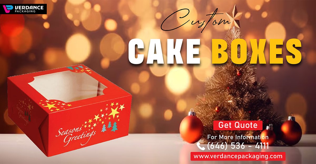 VerdPackaging's tweet image. Enhance Your Cakes with Custom Cake Boxes

Custom cake boxes not only boost the visual appeal of your products but also leave a lasting impression on your customers. 

#customcakeboxes #cakepackagingboxes #packagingsolution #EcoFriendly