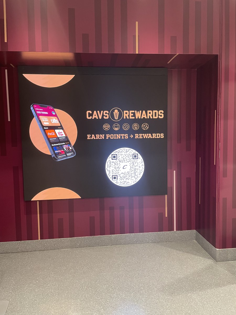Our partners <a href="/uptop_xyz/">Uptop</a> are on the NEW!

Loudville Social Zone tonight outside portal 50 promoting Cavs Rewards. Stop by and use the QR code to sign up!

Join and link your card today for 2,000 bonus points: cavs.com/rewards! #LetEmKnow
