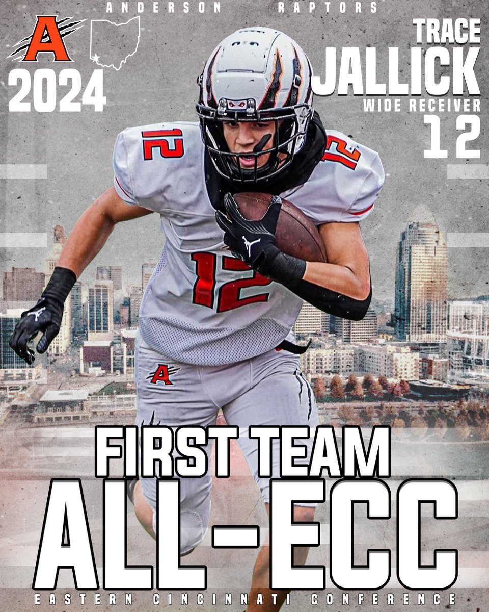 Matt Stanyard (@coachstanyard) on Twitter photo Congratulations to Trace Jallick for earning First Team ALL-ECC honors for the 2024 season!
<a href="/_AHS_Football/">Anderson Football</a>
<a href="/CoachEvanDreyer/">Evan Dreyer</a>
<a href="/AHS_TDClub/">AHS Touchdown Club</a> Congratulations to Trace Jallick for earning First Team ALL-ECC honors for the 2024 season!
<a href="/_AHS_Football/">Anderson Football</a>
<a href="/CoachEvanDreyer/">Evan Dreyer</a>
<a href="/AHS_TDClub/">AHS Touchdown Club</a>